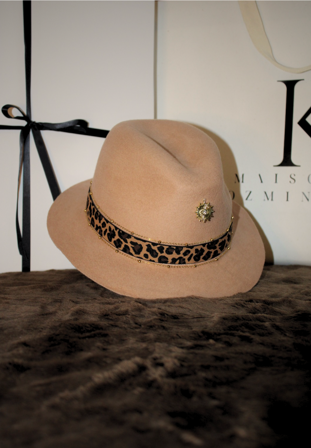 Chapeau Fedora camel
