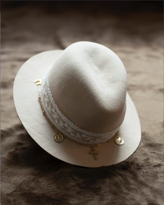 Chapeau Fedora beige