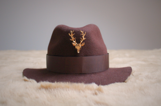 Chapeau Fedora chocolat