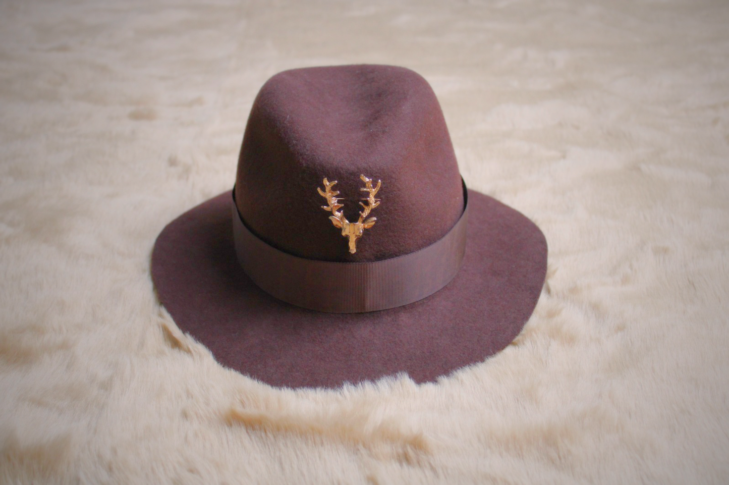 Chapeau Fedora chocolat