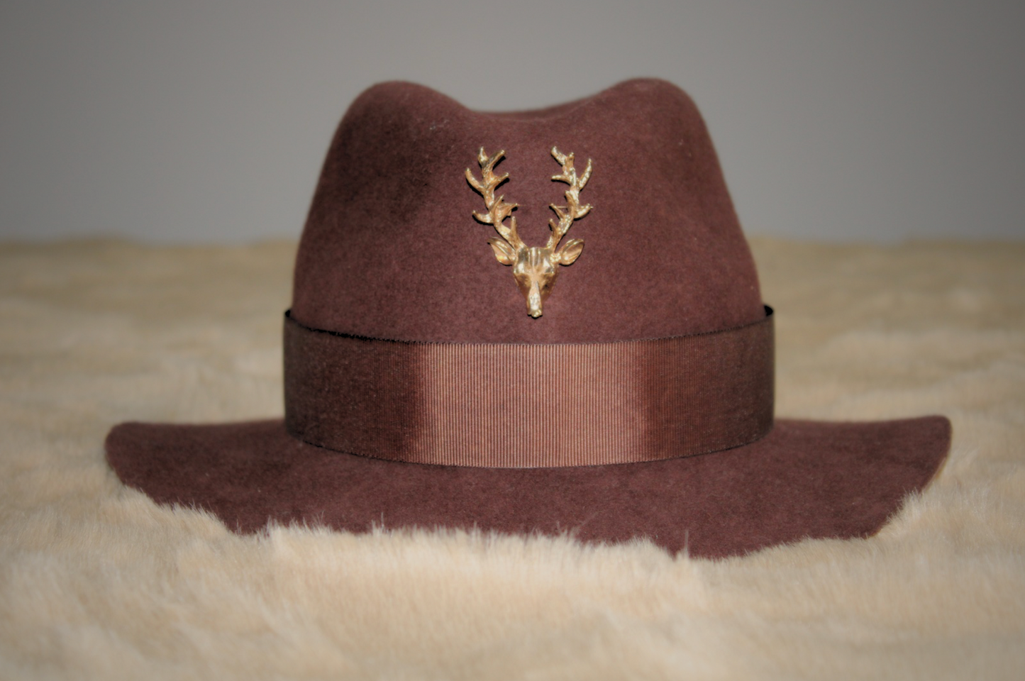 Chapeau Fedora chocolat