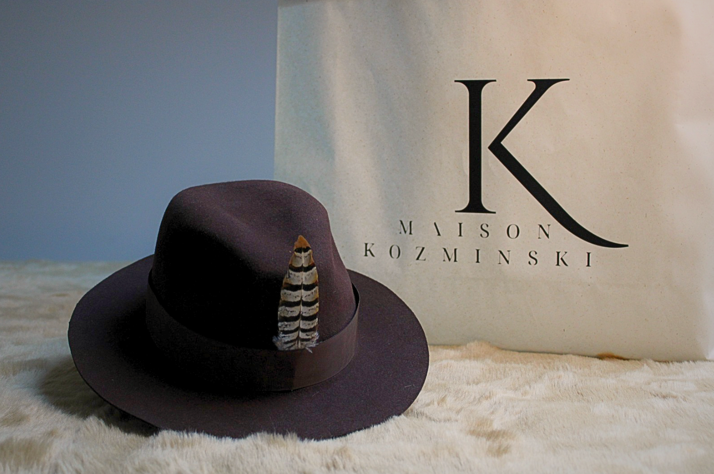 Chapeau Fedora marron