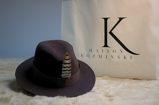 Chapeau Fedora marron