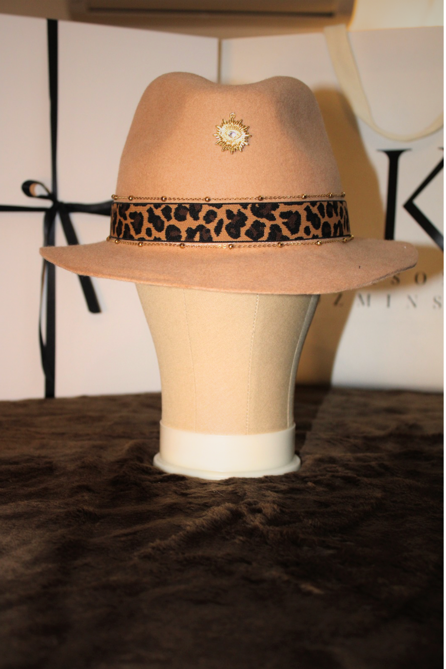 Chapeau Fedora camel