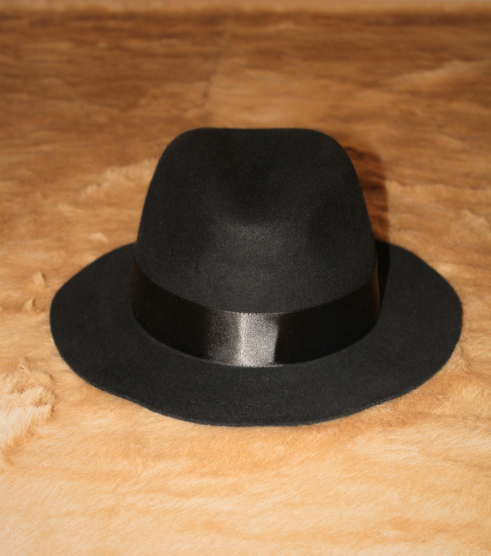 Chapeau Fedora noir