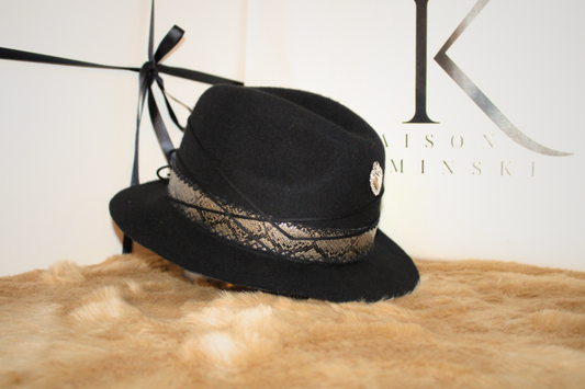 Chapeau Fedora noir